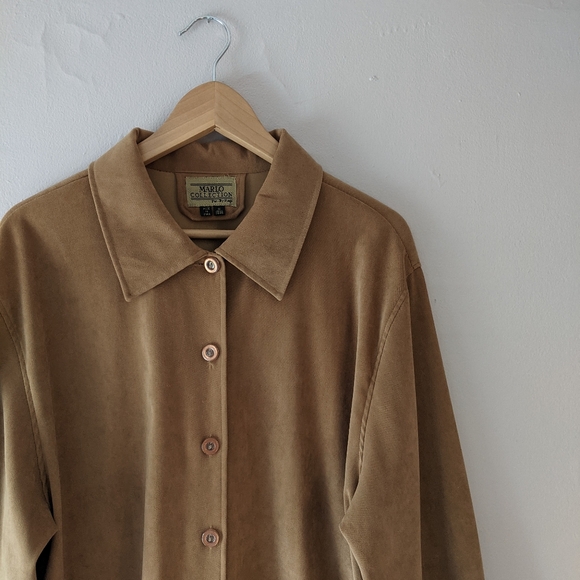 Vintage Camel Suedeen Shacket - Picture 4 of 11